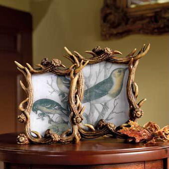 歐美風格樹脂鹿角相框 融合自然與工藝的日用品新寵